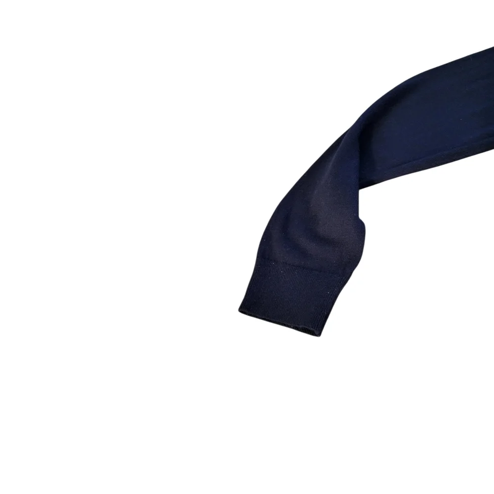 Banana Republic Premium Lux Yarn Men's Navy Crewneck Sweater